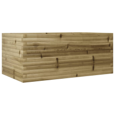 vidaXL impregnált fenyőfa kerti virágláda 110x60x45,5 cm kerti tárolás