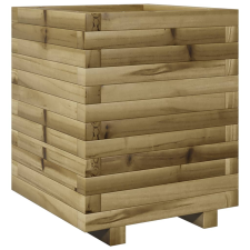 vidaXL impregnált fenyőfa kerti virágláda 40 x 40 x 49,5 cm kerti tárolás