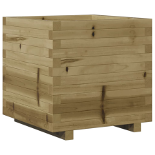 vidaXL impregnált fenyőfa kerti virágláda 50 x 50 x 49,5 cm kerti tárolás