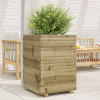 vidaXL Impregnált fenyőfa kerti virágláda 50x50x72 cm