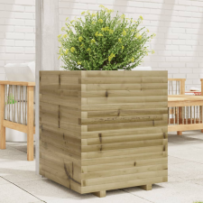 vidaXL Impregnált fenyőfa kerti virágláda 60x60x72 cm kerti tárolás