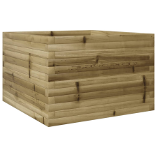 vidaXL impregnált fenyőfa kerti virágláda 70 x 70 x 45,5 cm kerti tárolás