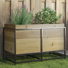 vidaXL impregnált fenyőfa kerti virágláda 80 x 40 x 50 cm kerti tárolás