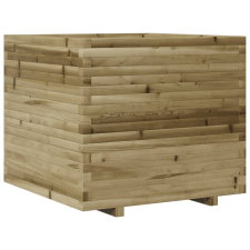 vidaXL impregnált fenyőfa kerti virágláda 80x80x72 cm kerti tárolás