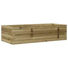 vidaXL impregnált fenyőfa kerti virágláda 90 x 40 x 23 cm kerti tárolás