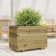 vidaXL impregnált fenyőfa kerti virágtartó 70 x 40 x 49,5 cm kerti tárolás