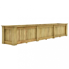 vidaXL Impregnált fenyőfa magaságyás 291 x 50 x 50 cm kerti tárolás