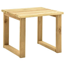 vidaXL impregnált fenyőfa napozóágy-asztal 30 x 30 x 26 cm kerti bútor