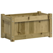 vidaXL impregnált fenyőfa virágláda 60x31x31 cm (837447) kerti tárolás