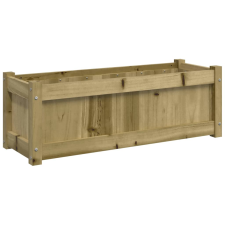 vidaXL impregnált fenyőfa virágláda 90x31x31 cm (837457) kerti tárolás