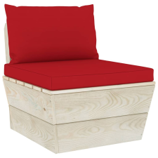 vidaXL impregnált lucfenyő kerti raklap középső kanapé párnákkal kerti bútor