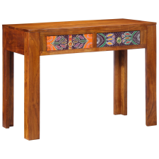 vidaXL Íróasztal 100x50x75 cm Tömör akácfából íróasztal