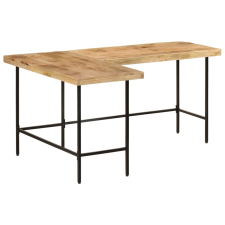 vidaXL íróasztal 165x110x77 cm tömörfa mangó és vas (353333) íróasztal