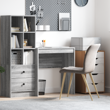 vidaXL Íróasztal Szürke sonoma Forgácslap 70 x 40 x 76 cm Egyszerű íróasztal