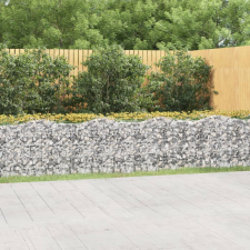 vidaXL íves horganyzott vas gabion magaságyás 600 x 50 x 100 cm kerti tárolás