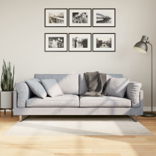 vidaXL IZA krémszínű rövid szálú skandináv stílusú szőnyeg 80x150 cm lakástextília