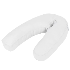 vidaXL J-alakú fehér kismama párna 54 x 43 cm kismama párna