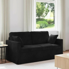 vidaXL Kanapé Fekete 158 x 78 x 80 cm Bársony bútor