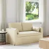 vidaXL Kanapé Krém 139 x 78 x 80 cm szövet