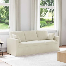 vidaXL Kanapé Krém 198 x 78 x 80 cm Bársony bútor