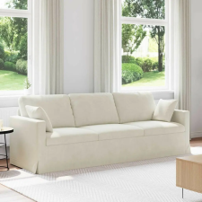 vidaXL Kanapé Krém 228 x 78 x 80 cm Bársony bútor