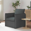 vidaXL Kanapé Sötétszürke 75 x 82 x 85 cm szövet