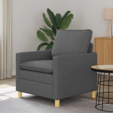 vidaXL Kanapé Sötétszürke 76 x 81 x 87,5 cm Szövet bútor