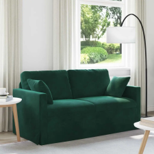 vidaXL Kanapé Sötétzöld 158 x 78 x 80 cm Bársony bútor