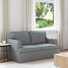 vidaXL Kanapé Világosszürke 144 x 80 x 85 cm szövet bútor