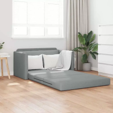  vidaXL Kanapéágy 110cm Világosszürke szövet bútor