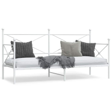 vidaXL kanapéágy matrac nélkül fehér 90x190 cm acél bútor