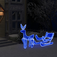 vidaXL karácsonyi rénszarvasos-szános hálós díszvilágítás 432 LED-del karácsonyfa izzósor