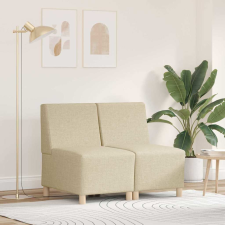 vidaXL Karfa Nélküli Modularis Kanapé Egység 2 pcs Krém bútor