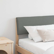 vidaXL Kárpitozott fejtámla Sötétszürke 180 cm Tömör fenyőfa ágy és ágykellék