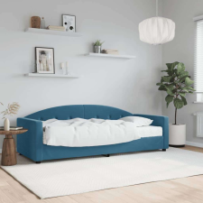 vidaXL kék bársony heverő matraccal 80 x 200 cm ágy és ágykellék