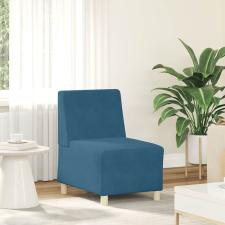 vidaXL kék bársony kanapéfotel 55 cm bútor