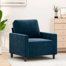 vidaXL kék bársony kanapéfotel 60 cm bútor