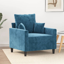 vidaXL kék bársony kanapéfotel 60 cm bútor