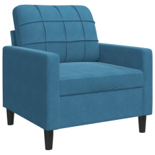vidaXL kék bársony kanapéfotel 60 cm bútor