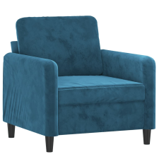 vidaXL kék bársony kanapéfotel 60 cm (359431) bútor
