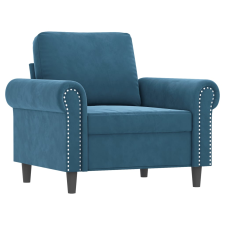vidaXL kék bársony kanapéfotel 60 cm (359518) bútor