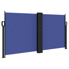 vidaXL kék behúzható oldalsó napellenző 120 x 1000 cm (4004701) kerti bútor