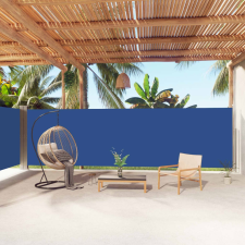 vidaXL kék behúzható oldalsó napellenző 180 x 1000 cm kerti bútor
