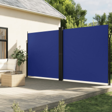 vidaXL kék behúzható oldalsó napellenző 200 x 600 cm kerti bútor