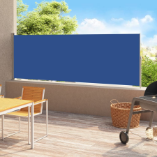 vidaXL kék behúzható oldalsó terasznapellenző 200 x 500 cm kerti bútor