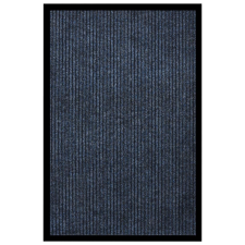 vidaXL kék csíkos lábtörlő 80 x 120 cm lakástextília