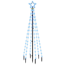 vidaXL kék fényű karácsonyfa tüskével 108 LED-del 180 cm (343553) műfenyő