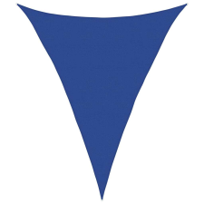 vidaXL kék háromszög alakú HDPE napvitorla 160 g/m² 5x6x6 m (311538) kerti bútor