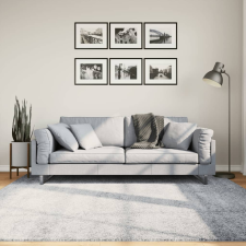 vidaXL kék hosszú szálú bozontos modern szőnyeg 200 x 200 cm lakástextília