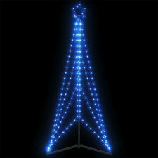 vidaXL kék karácsonyfa fénykúp 363 LED-del 182 cm műfenyő
